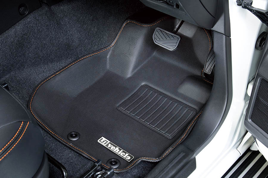 ジムニー<br>３Dラバーマット 1台分 AT車用（5pcs）