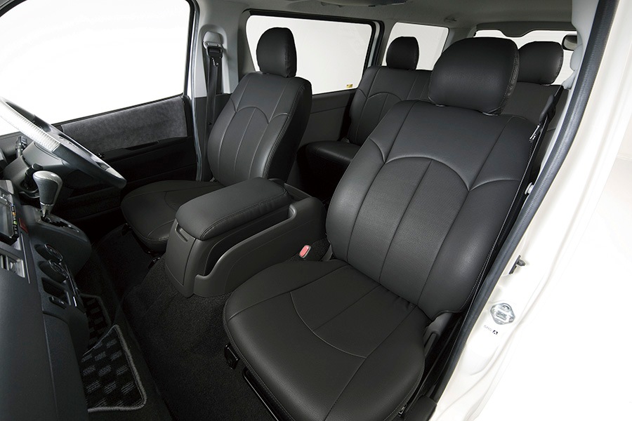 ハイエース 200系 標準・ワイド S-GL用<br>アウリコ レザーシートカバー フロント2席分<br>