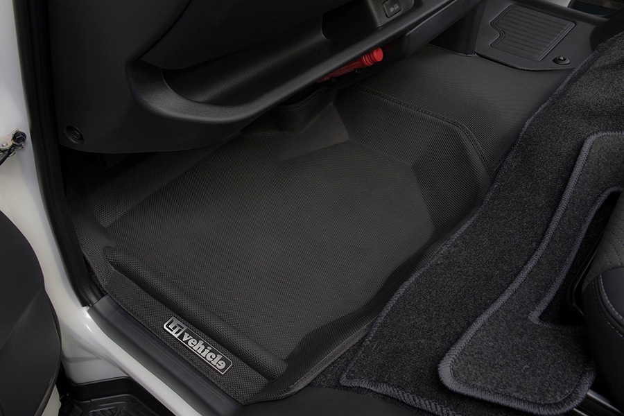 ハイエース 200系 スーパーGL専用<br>3Dラバーマット<br>フロント + リア セット