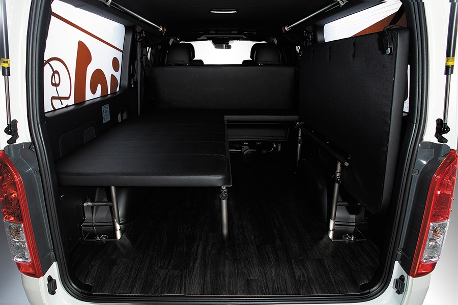 ハイエース 200系 標準S-GL/バンDX用 マルチウェイ フォルドベッドキット2 テクセルマット