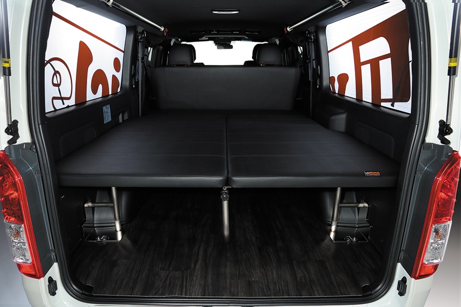 ハイエース 200系 標準S-GL/バンDX用 マルチウェイ フォルドベッドキット2 テクセルマット
