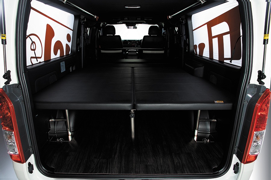 ハイエース200系 ワイドS-GL用 マルチウェイフォルドベッドキット2 テクセルマット