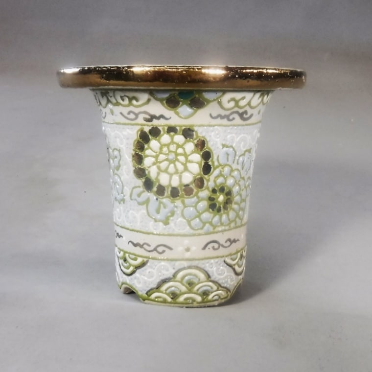 錦鉢（9）愛楽園梅花作 3寸 | 春蘭・富貴蘭WEB通販 三香園