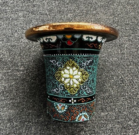 富貴蘭 鉢 梅花作