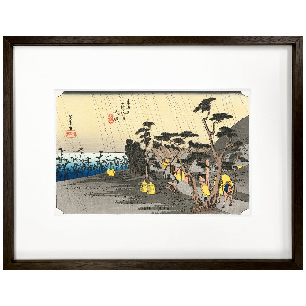 歌川広重・東海道五十三次の浮世絵作品｜浮世絵工房