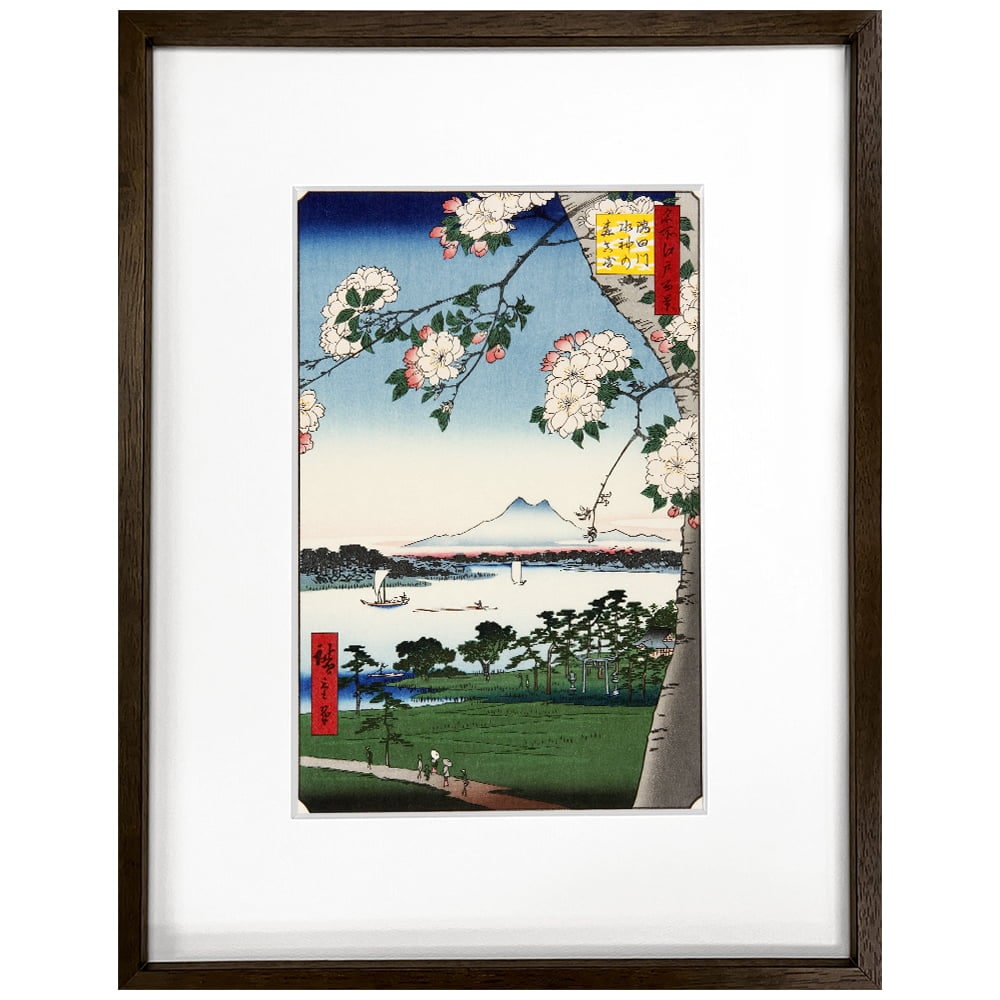歌川広重「名所江戸百景 日本橋雪晴」浮世絵木版画｜浮世絵工房