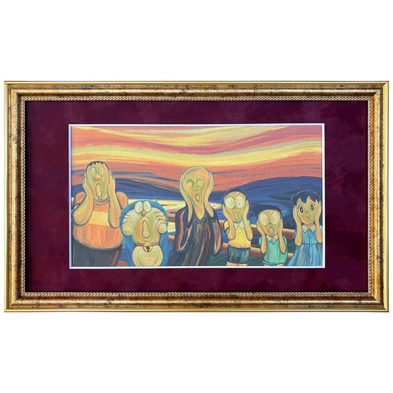 『映画ドラえもん のび太の絵世界物語』名画ジークレー版画「叫び」