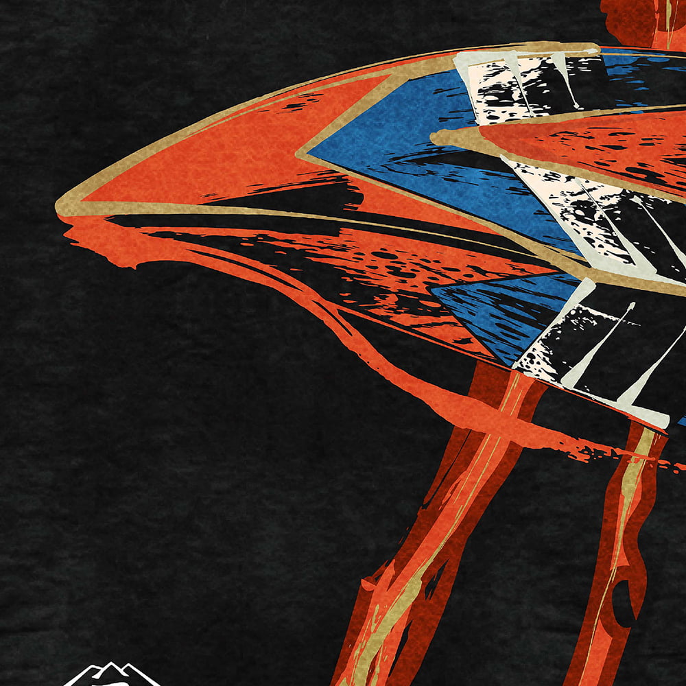 ガッチャマン浮世絵「大鷲火鳥図」