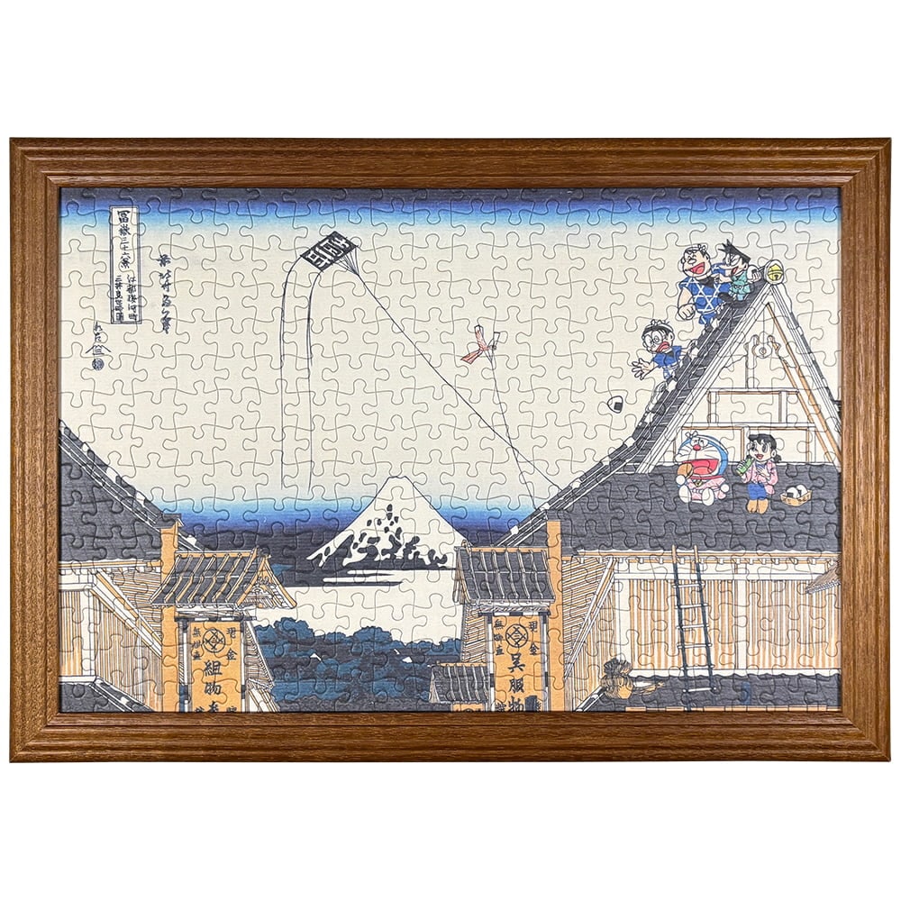 ドラえもん 浮世絵・越前和紙パズル「富嶽三十六景 江都駿河町三井見世
