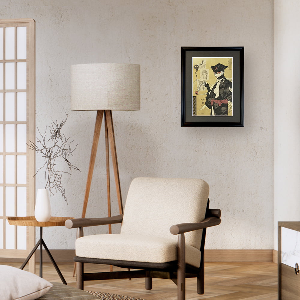 ドロンジョ浮世絵「タツノコ美人相 ドロンジョ(時間冒険物語 泥ん暴一味)」