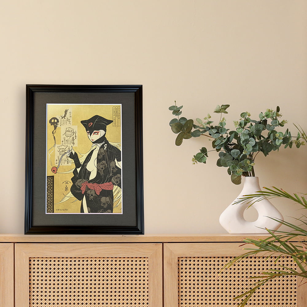 ドロンジョ浮世絵「タツノコ美人相 ドロンジョ(時間冒険物語 泥ん暴一味)」