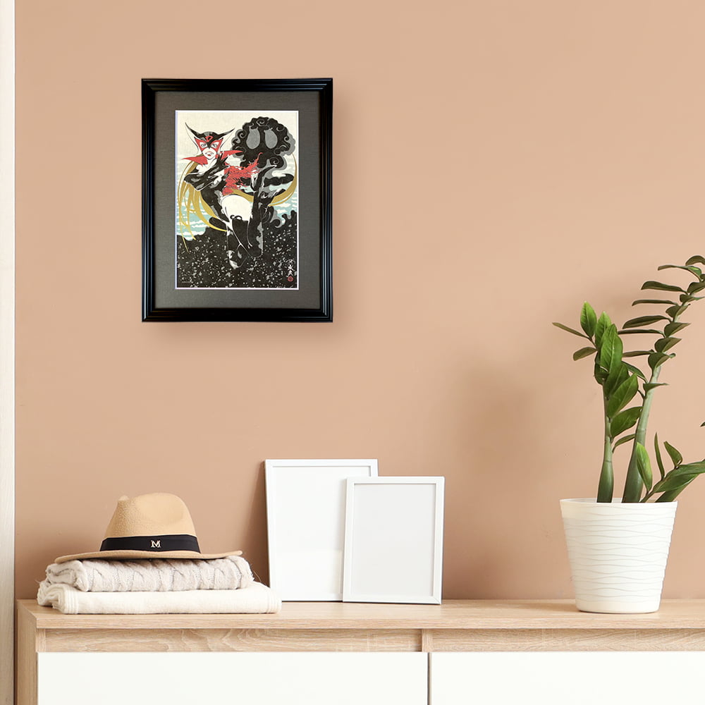 ドロンジョ浮世絵「骸骨之煙景」