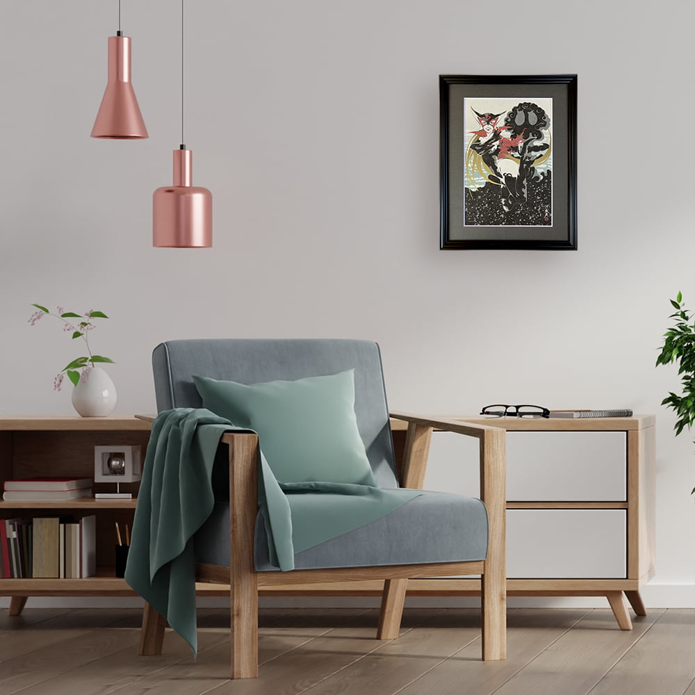 ドロンジョ浮世絵「骸骨之煙景」