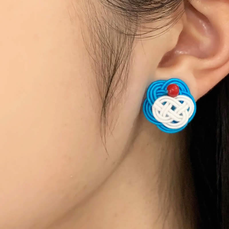 ドラえもん 水引イヤリング「ドラえもんVer.」