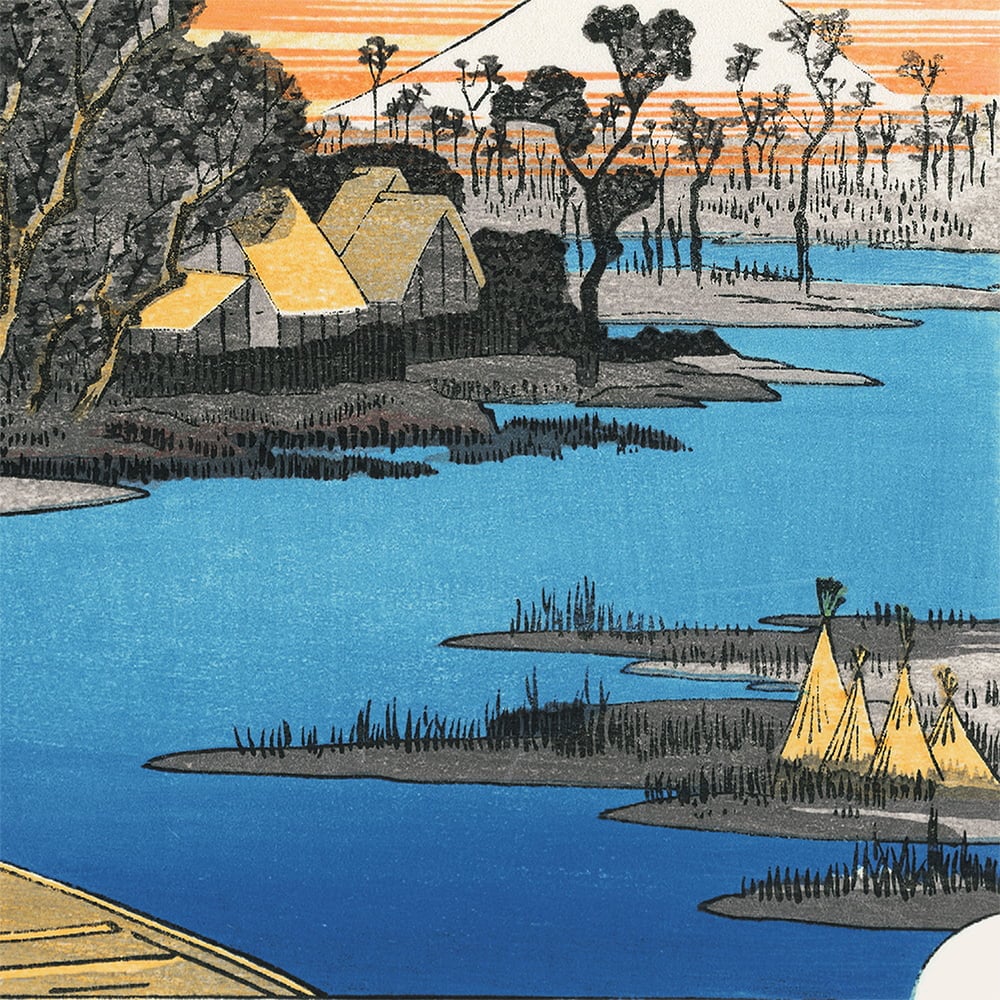 慶重画　東海道五十三次 Utagawa Hiroshige（歌川広重） 歌川広重「東海道五拾三次 戸塚