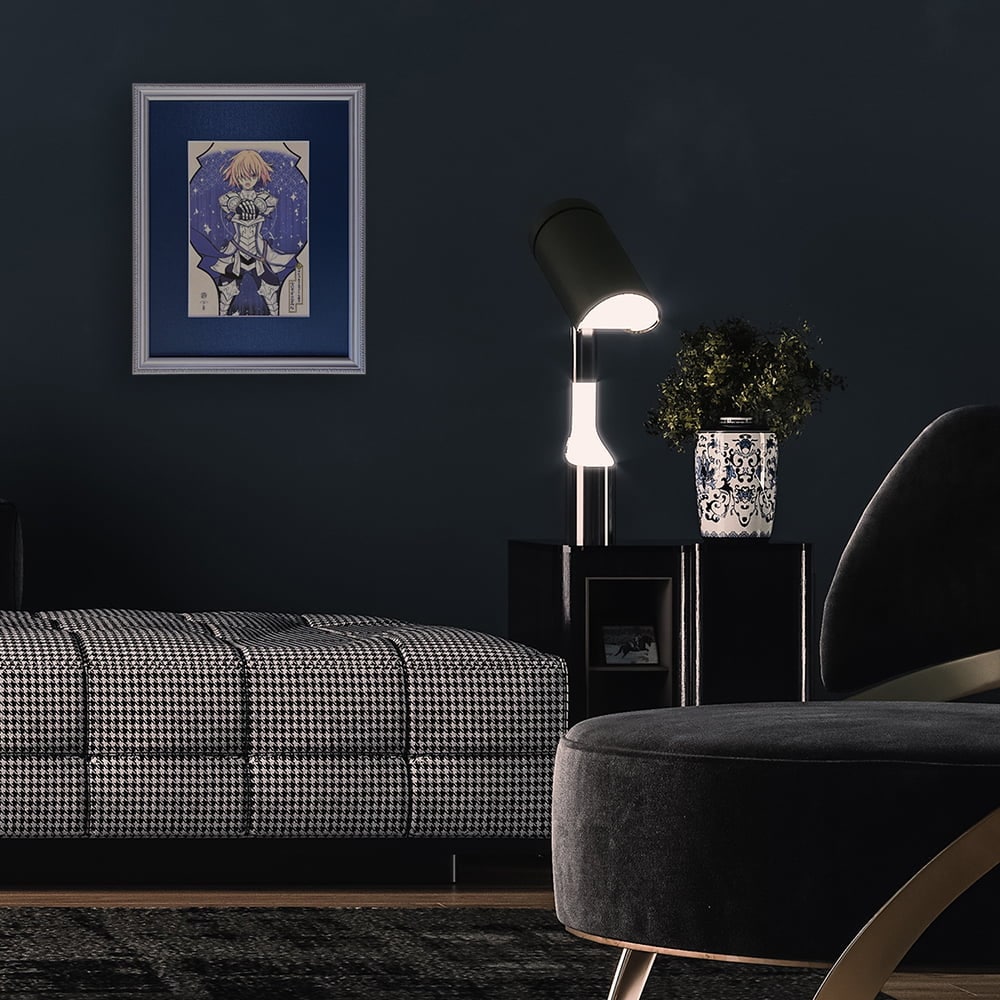 Fate/Grand Order 浮世絵木版画「ふぇいとぐらんどおーだー シールダー/マシュ・キリエライト〔パラディーン〕聖騎士」|TYPE-MOON監修