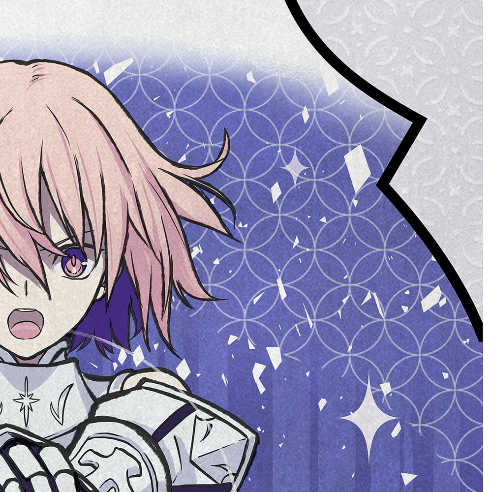 Fate/Grand Order 浮世絵木版画「ふぇいとぐらんどおーだー シールダー/マシュ・キリエライト〔パラディーン〕聖騎士」|TYPE-MOON監修