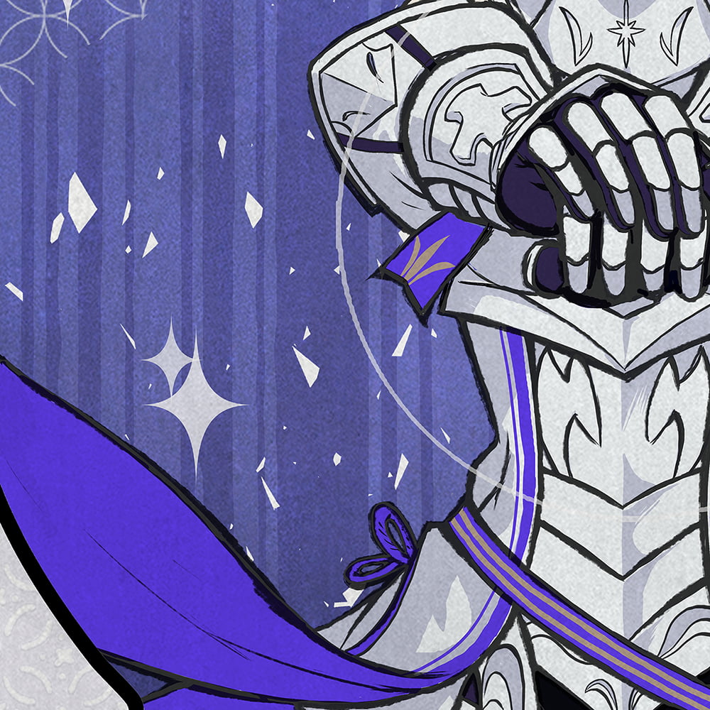 Fate/Grand Order 浮世絵木版画「ふぇいとぐらんどおーだー シールダー/マシュ・キリエライト〔パラディーン〕聖騎士」|TYPE-MOON監修