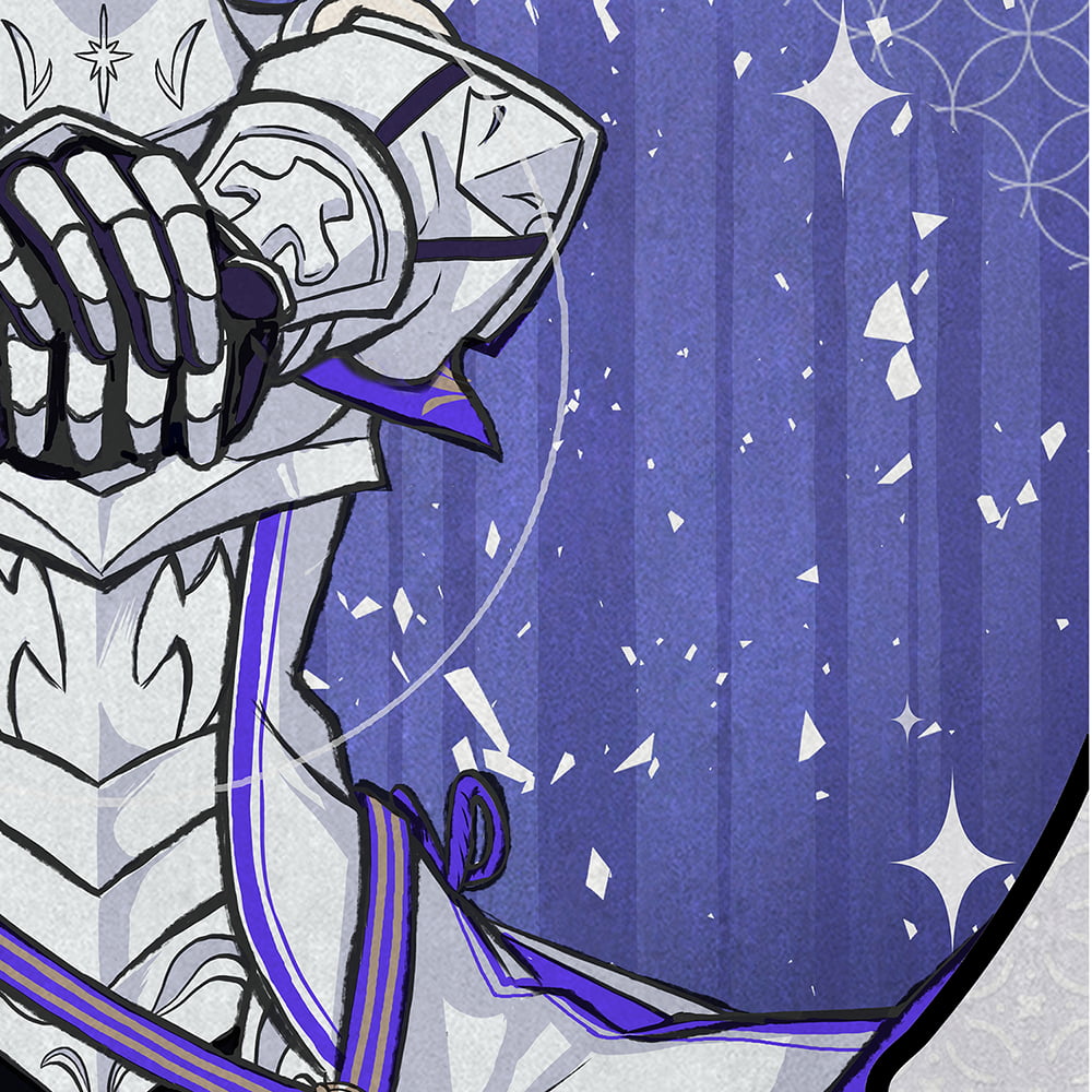 Fate/Grand Order 浮世絵木版画「ふぇいとぐらんどおーだー シールダー/マシュ・キリエライト〔パラディーン〕聖騎士」|TYPE-MOON監修