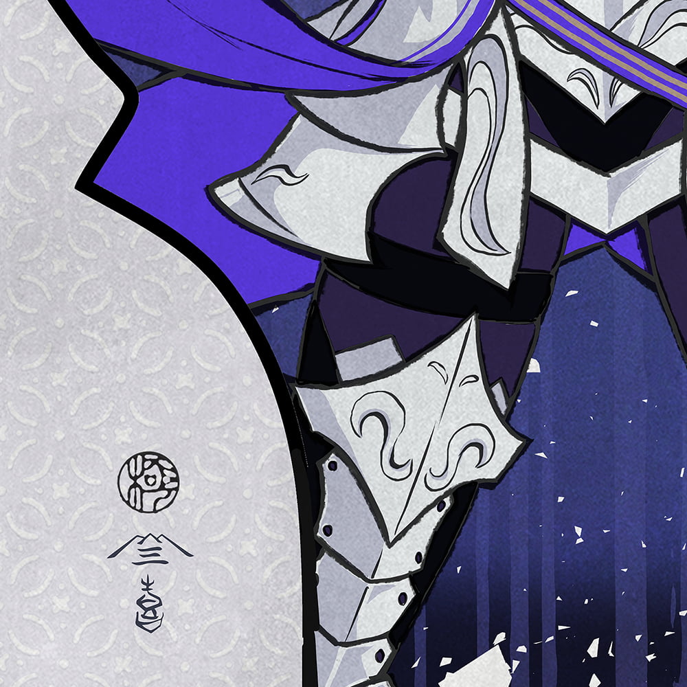 Fate/Grand Order 浮世絵木版画「ふぇいとぐらんどおーだー シールダー/マシュ・キリエライト〔パラディーン〕聖騎士」|TYPE-MOON監修