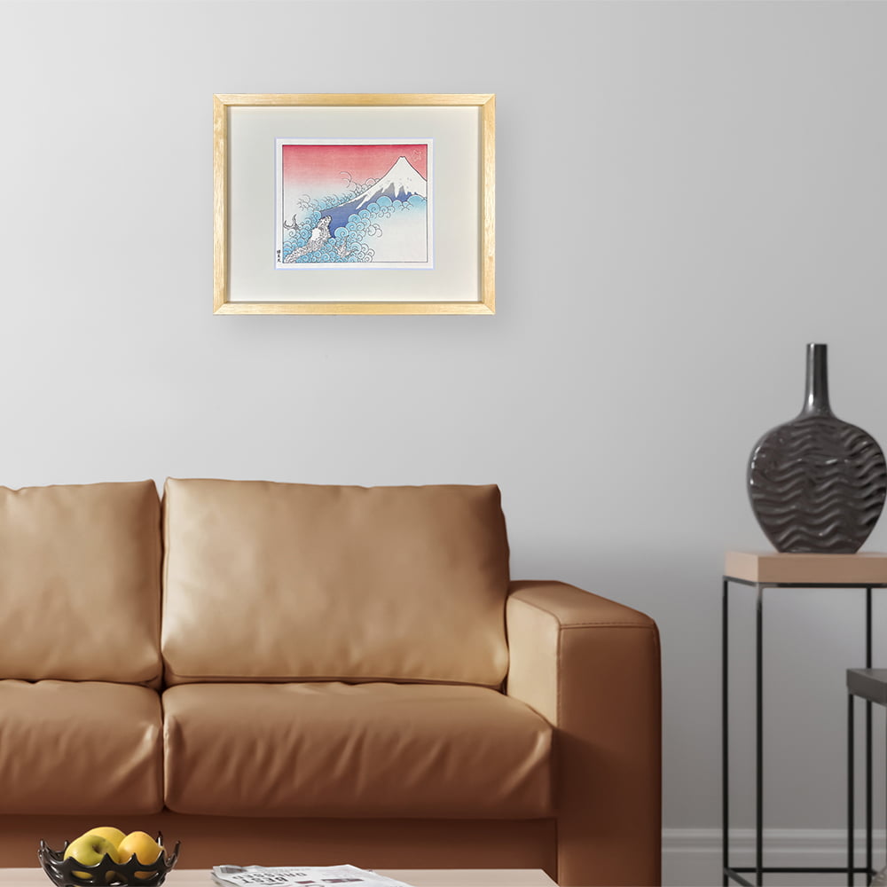 猫星 光 オリジナル浮世絵木版画「登竜の富士」