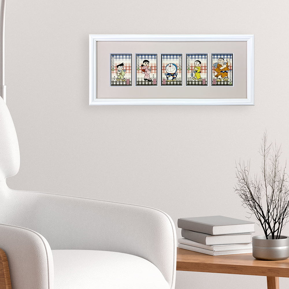 ドラえもん 浮世絵ジークレー版画「江戸ドラえもん役者絵」