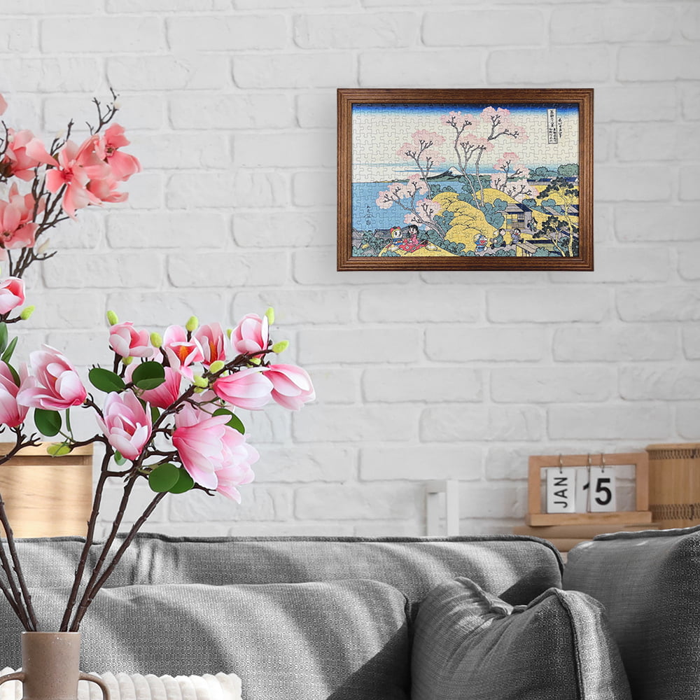 ドラえもん 浮世絵・越前和紙パズル「富嶽三十六景 東海道品川御殿山の