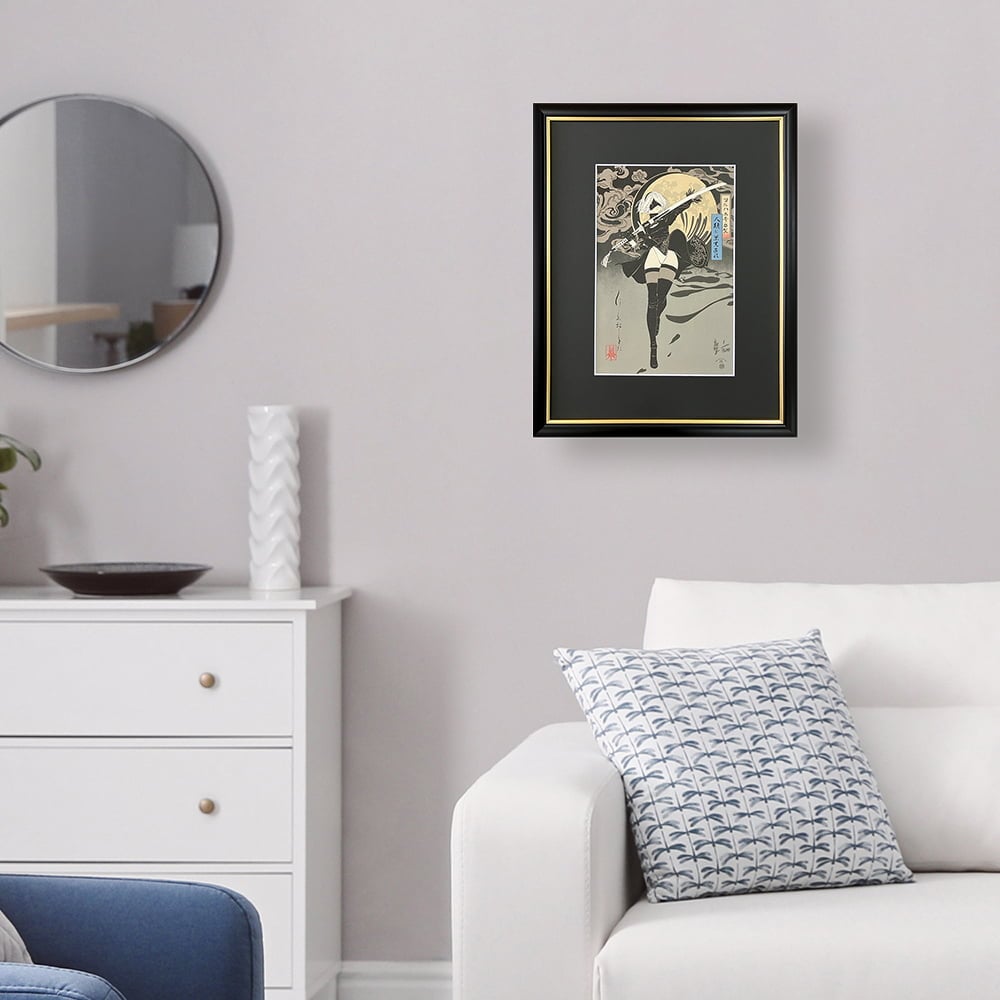 NieR:Automata』浮世絵木版画「ヨルハ二号B型」｜浮世絵工房