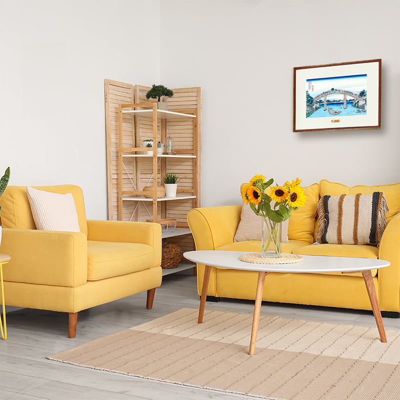 富嶽三十六景 深川万年橋下|葛飾北斎【富士山世界文化遺産登録10周年記念版】