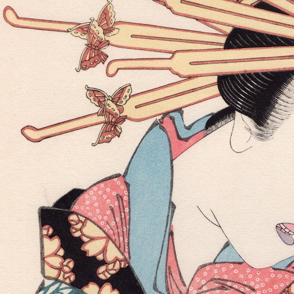 渓斎英泉 浮世絵美人画「當世好物八契」｜浮世絵工房