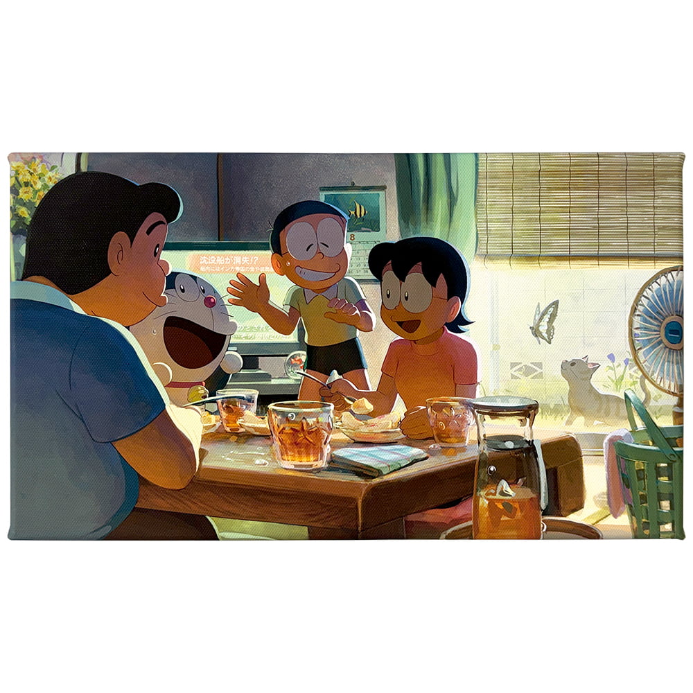 映画ドラえもん 新・のび太の海底鬼岩城』ファブリックボード「野比家