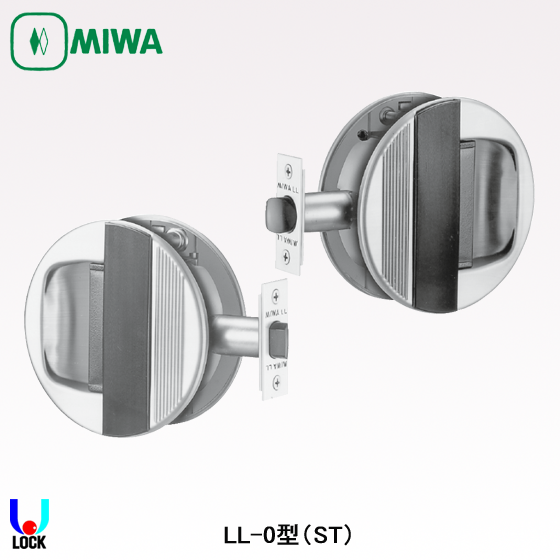 美容家電  未使用 MIWA LL-0 29mm～36mm 美和ロック 空錠 | 美和ロック,ノブ錠,LL