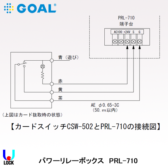 GOAL PRL-710 ゴール パワーリレーボックス CSW-502