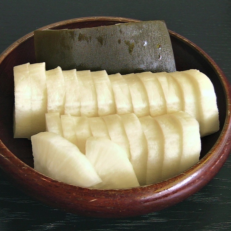 熱海名物【数量限定】昆布〆大根 1袋 【熱海　岸浅次郎商店】