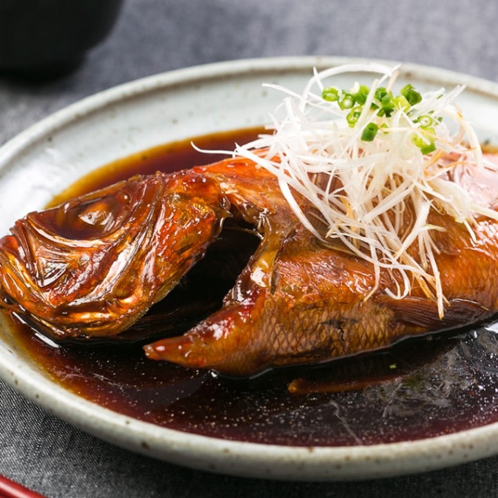 母の日プレゼント 伊豆名産 一尾丸ごと煮付け♪金目鯛の姿煮 【伊豆中】【短冊のし対応可】