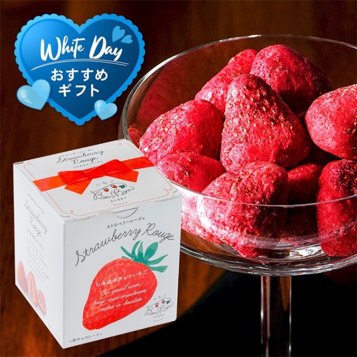 冬ギフト お歳暮 ◎ 人気 いちご スイーツ◎ しみ込みチョコ苺のストロベリールージュ ＜いちごBonBonBERRY＞ 【伊豆・村の駅】【9800円以上送料無料対象（常温）】