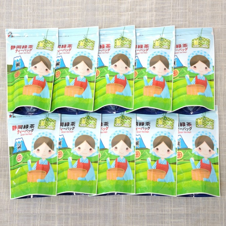 沼津SAでも人気 ◎葉桐の静岡緑茶ティーバッグ10袋セット【葉桐】≪産直商品につき同梱不可≫