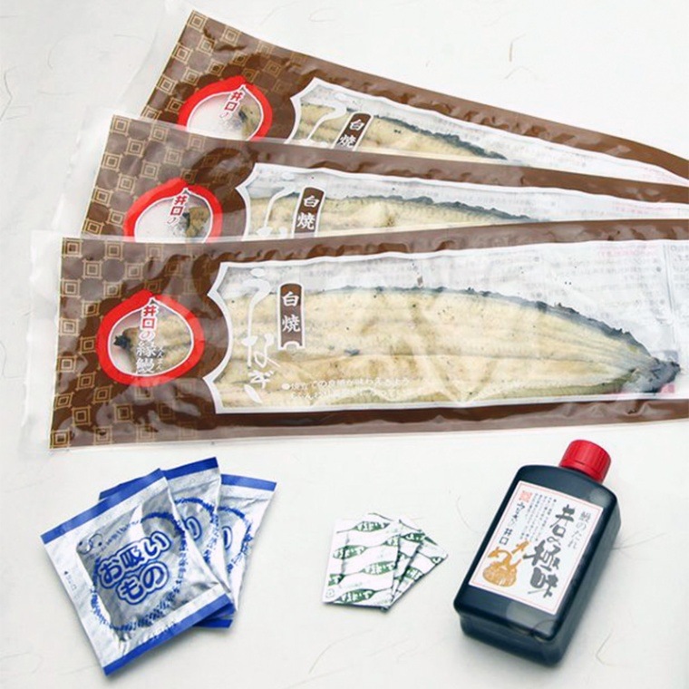 ギフト 春 御祝 母の日 入学祝 お祝い 父の日 お中元 御中元 ◎  誕生日内祝プレゼント◎世界が認めた美味しさ◎国産鰻白焼きセット 3本セット【うなぎの井口】【熨斗対応可】