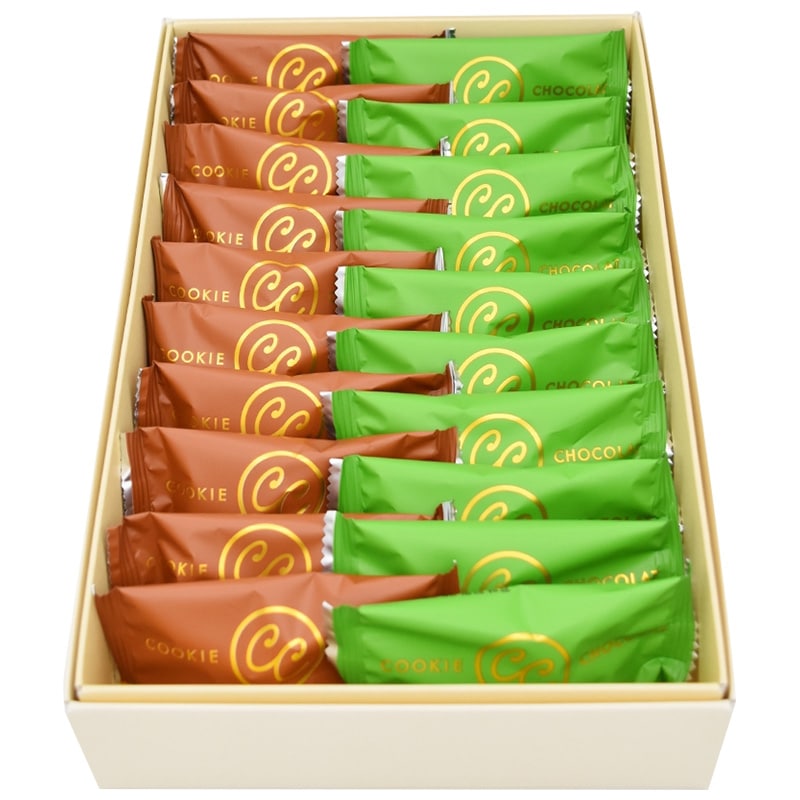 母の日 プレゼント 父の日 ギフト チョコレートクッキー 静岡抹茶クッキー ◎クッキーしょこら2種20個入り【たこまん】【熨斗対応可】