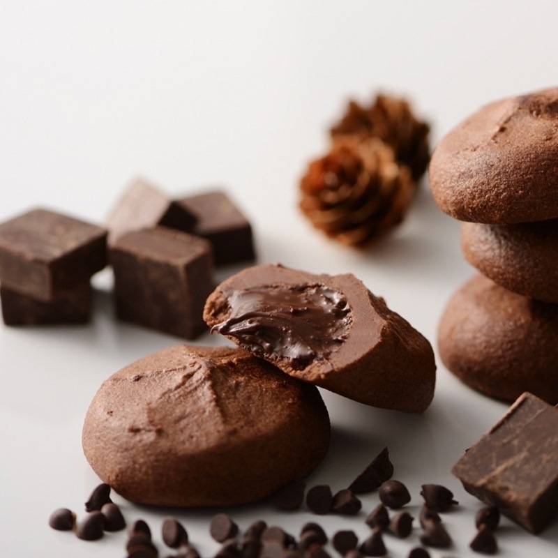 冬ギフト ◎ とろーり チョコレートクッキー お濃茶クッキー ◎クッキーしょこら2種30個入り【たこまん】【熨斗対応可】