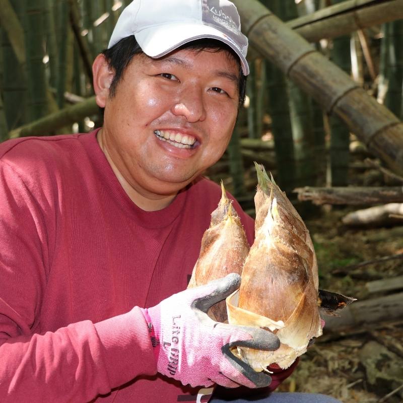 4月5月上旬限定◎米ぬか付き◎その日採れたものを発送！ タケノコ 4kg 【箱根三島西麓野菜の山本 貴大】≪産直商品につき同梱不可≫
