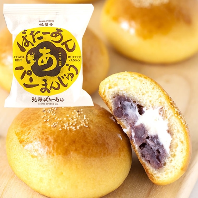 栗味 ◎ 熱海ばたーあんぱんまんじゅう 小豆と栗の 詰め合わせ3箱セット(1箱:あずき3個・栗3個) 【熱海ばたーあん】 【のし対応可】