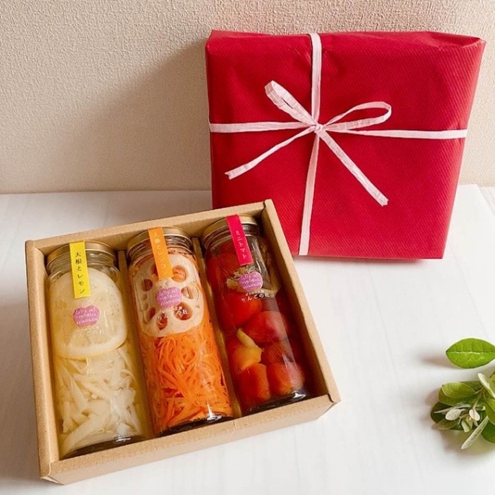 【ピクルス3本と一緒にお選びください】  ギフトBOX ・ ラッピング  【ピクルス工房りんごの杜】