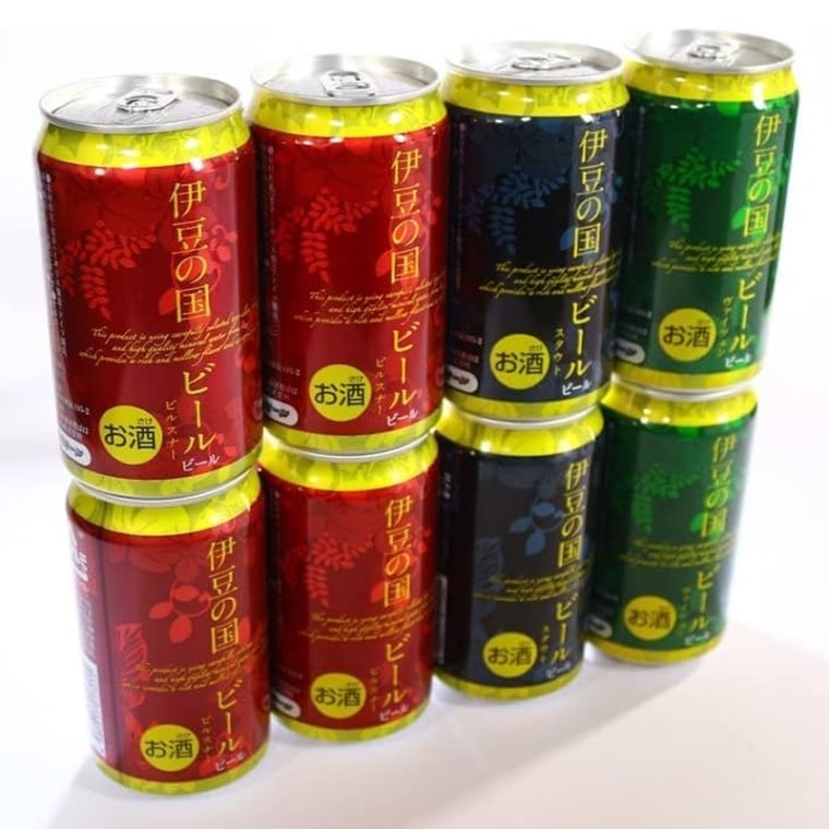ギフト箱入り 〇 伊豆の国ビール 8缶セット ピルスナー×4・ヴァイツェン×2・スタウト×2 【伊豆・村の駅】