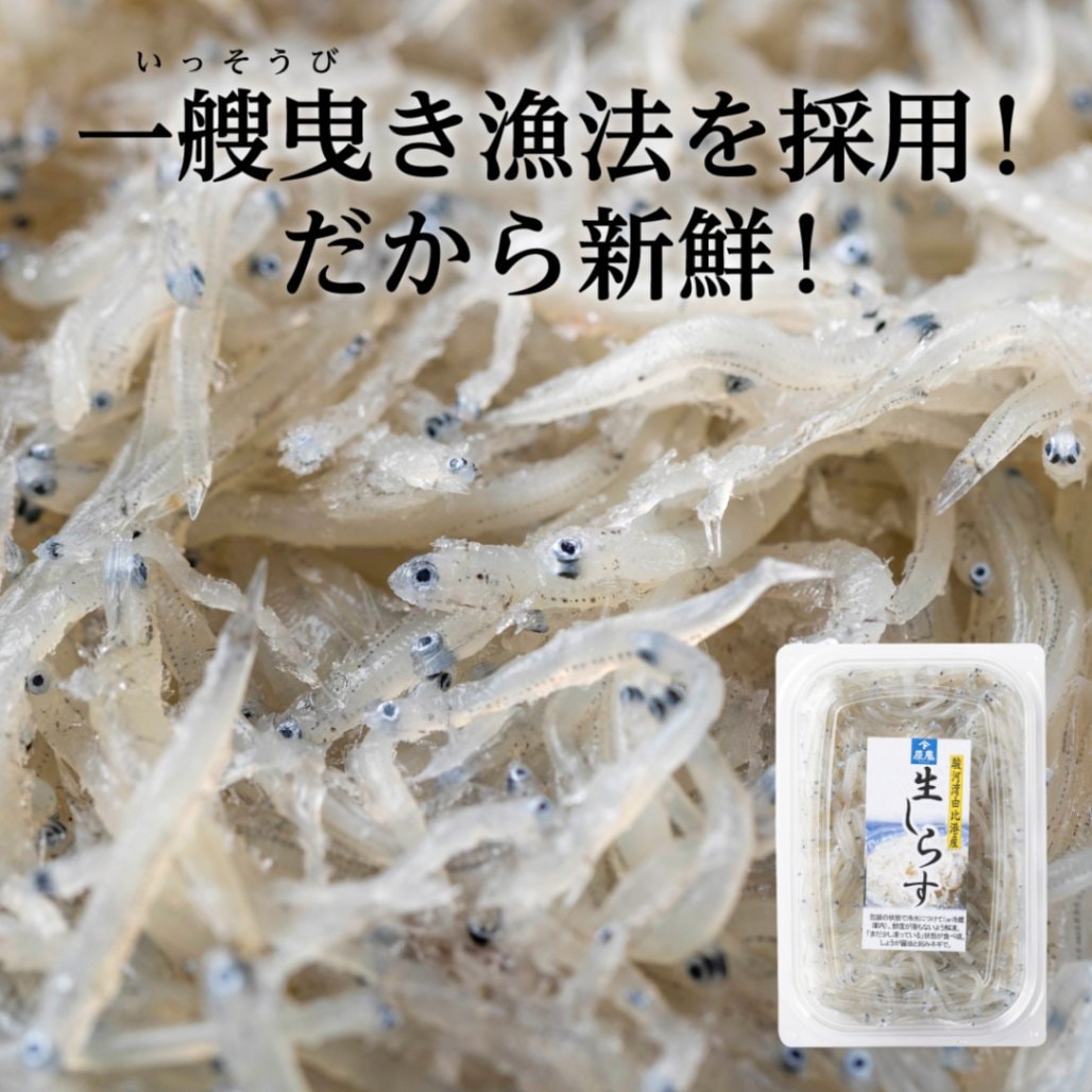 ギフト 誕生日内祝プレゼント ◎ 駿河湾 由比港産 ◎ 生桜えび95g・生しらす80g×2 <原藤商店> 【伊豆・村の駅】