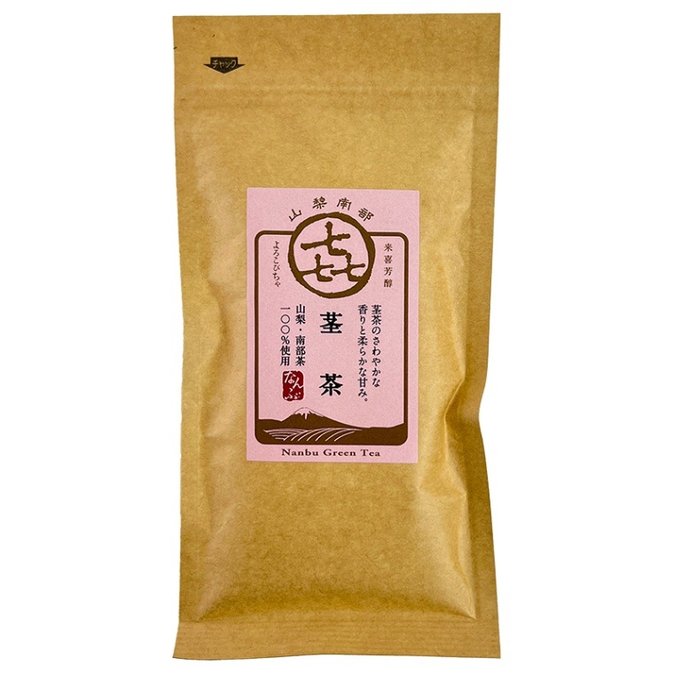 よろこびちゃ(茎茶) 50g【道の駅なんぶ】