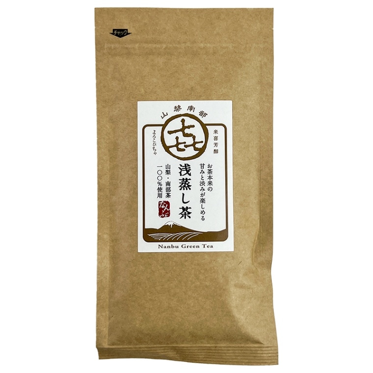 よろこびちゃ(浅蒸し茶) 50g【道の駅なんぶ】