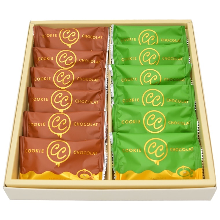 冬ギフト お歳暮 ◎ チョコレートクッキー 静岡抹茶クッキー ◎クッキーしょこら2種12個入り【たこまん】【熨斗対応可】