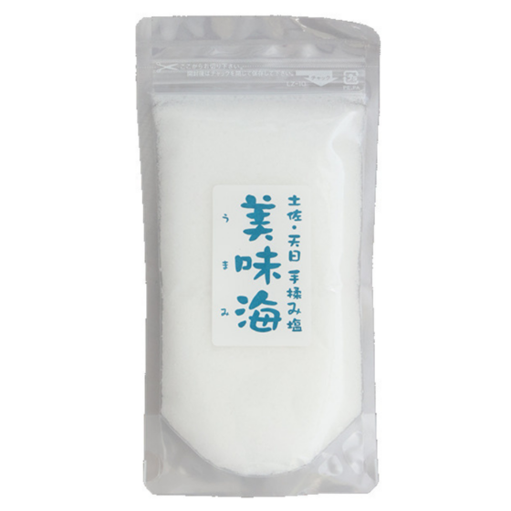 海工房天日・手揉み塩「美味海」特上品230g