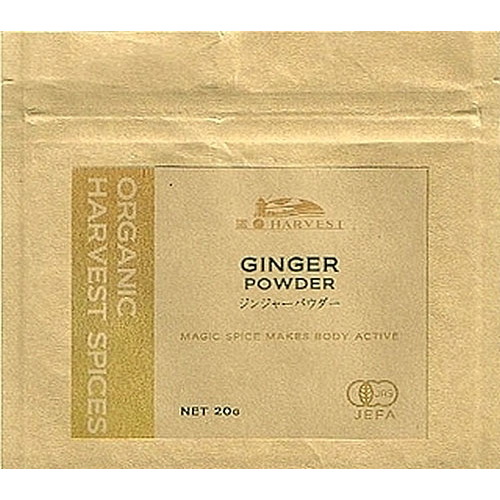 有機ジンジャーパウダー 20g 【エヌ・ハーベスト】